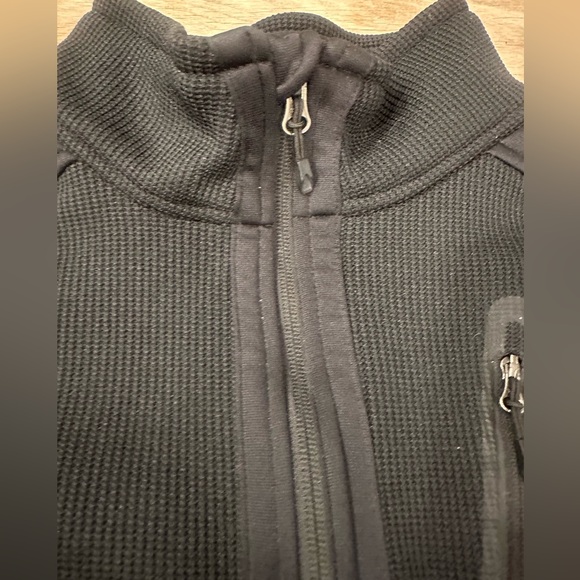 Spyder Men's Wengen Black Full Zip Fleece Jacket Size XL - Picture 5 of 8